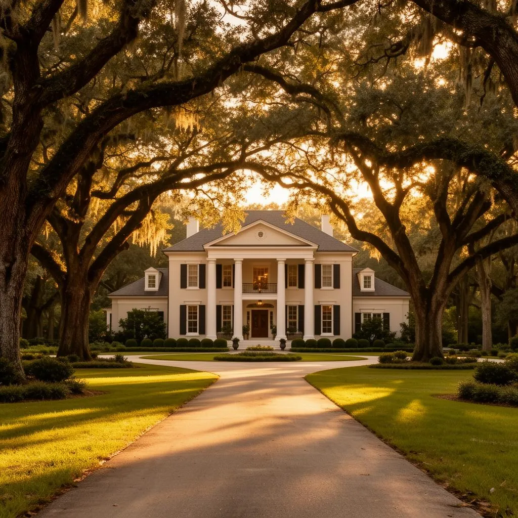 Distinctive estate home with manicured grounds in Northeast Georgia